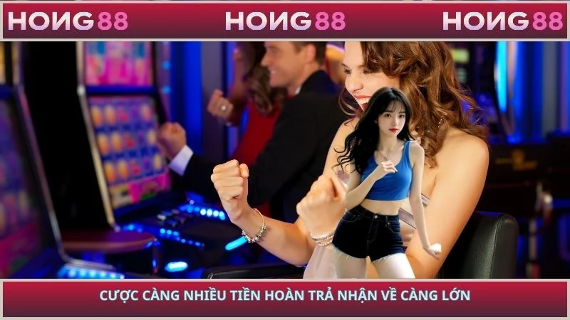 Cược càng nhiều tiền hoàn trả nhận về càng lớn