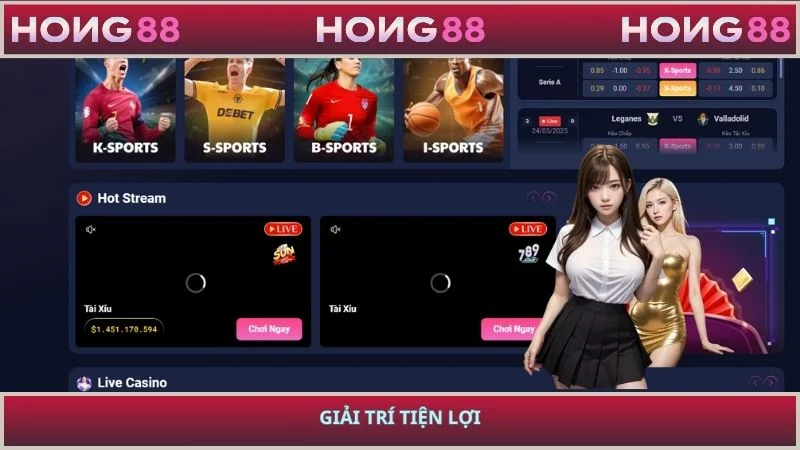 Giải trí tiện lợi