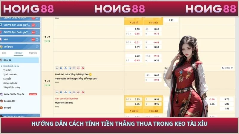 Hướng dẫn cách tính tiền thắng thua trong keo tài xỉu