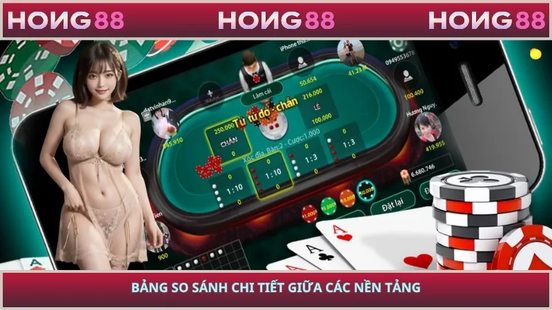 Bảng so sánh chi tiết giữa các nền tảng