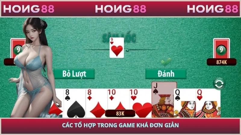 Các tổ hợp trong game khá đơn giản