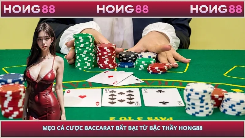 Mẹo cá cược baccarat bất bại từ bậc thầy HONG88