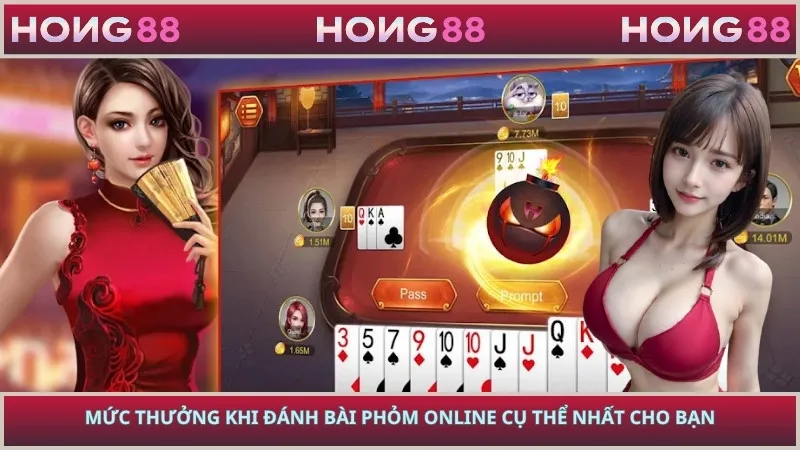 Mức thưởng khi đánh bài phỏm online cụ thể nhất cho bạn