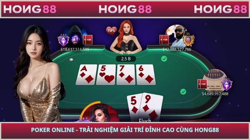 Poker Online - Trải Nghiệm Giải Trí Đỉnh Cao Cùng HONG88