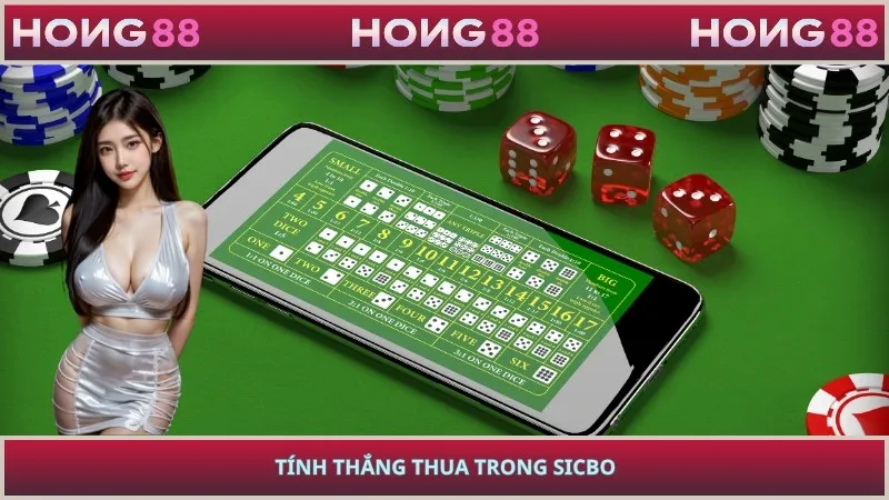 Tính thắng thua trong sicbo